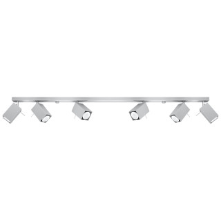 Plafon Sollux Ligthing Merida 6L, 8x120cm, 6xGU10 LED 6W, černá