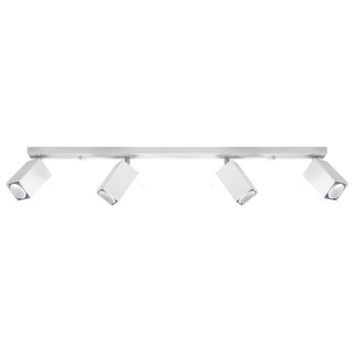 Plafon Sollux Ligthing Merida 4L, 8x80cm, 4xGU10 LED 6W, černá