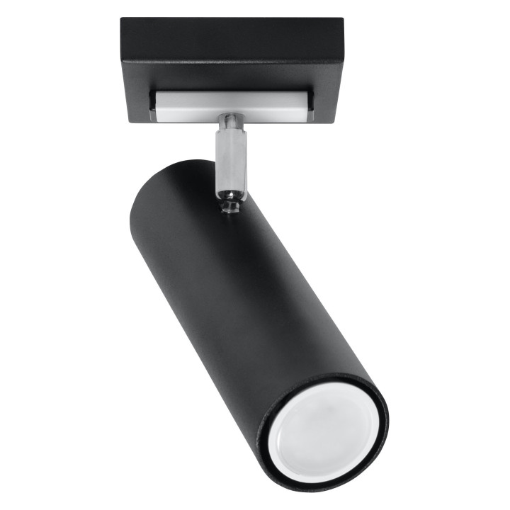 Plafon Sollux Ligthing Direzione, 18cm, kruhový, 1xGU10 LED 6W, bílý