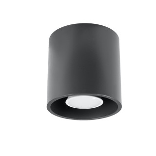 Plafon Sollux Ligthing Quad 1, 10cm, čtvercová, 1xGU10 40W, antracit