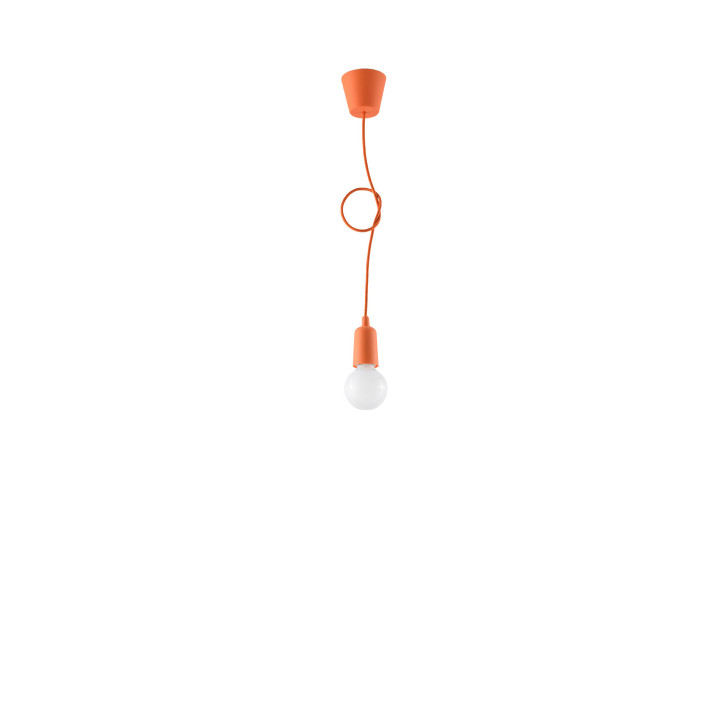 Lampa závěsná Sollux Ligthing Diego 1, 9cm, 1xE27 60W, zelený