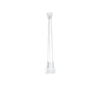 Lampa závěsná Sollux Ligthing Diego 1, 9cm, 1xE27 60W, bílý
