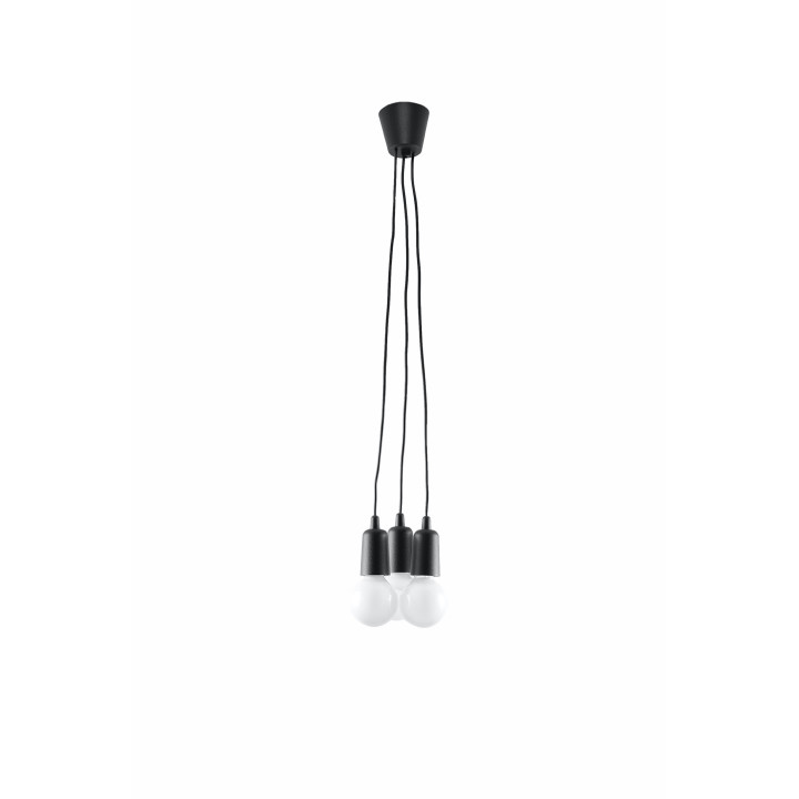 Lampa závěsná Sollux Ligthing Diego 3, 16cm, 3xE27 60W, bílý
