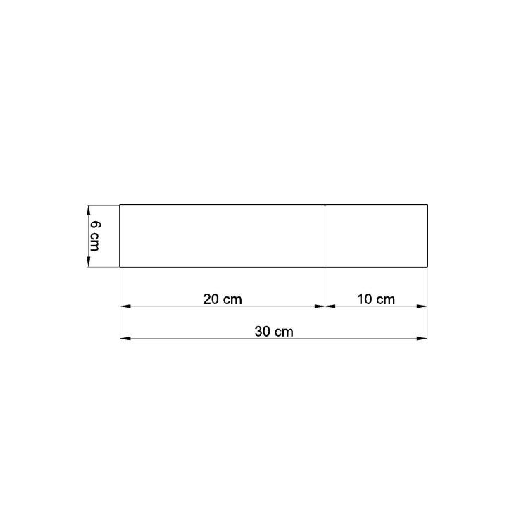 Plafon Sollux Ligthing Pablo, 8cm, GU10 1x40W, bílý/naturalne dřevo