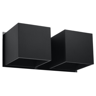 Nástěnné svítidlo Sollux Ligthing Quad 2, 26cm, dvojitý, GU9 2x40W, bílý