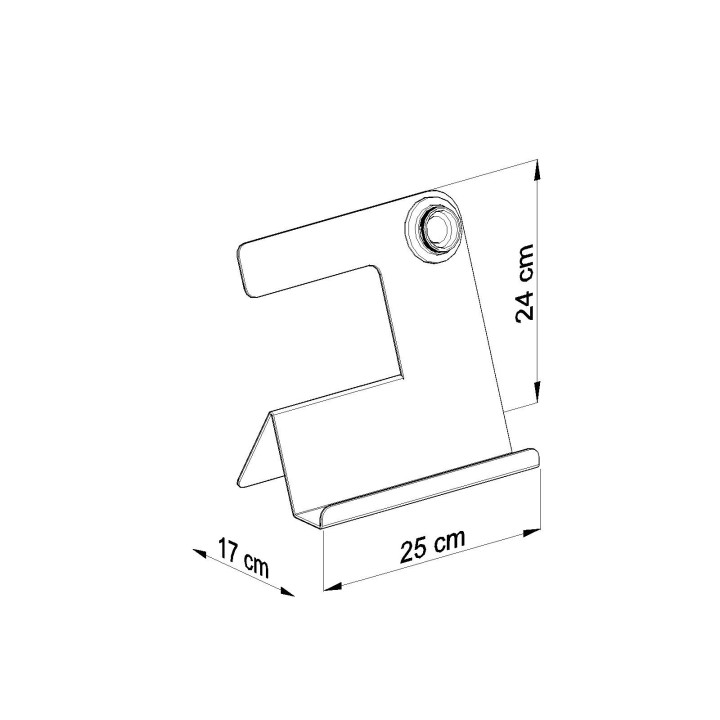 Lampa závěsná Sollux Ligthing Tulip, 25cm, E27 1x60W, bílý