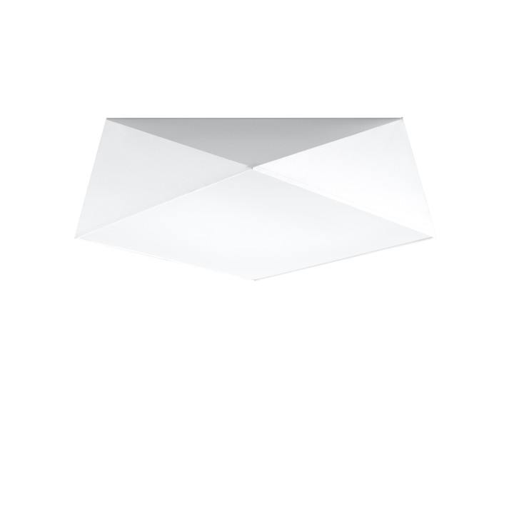 Plafon Sollux Ligthing Hexa 35, 40cm, E27 1x60W, bílý