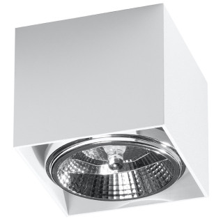 Plafon Sollux Ligthing Tiube, 12cm, kruhový, GU10 1x40W, bílý