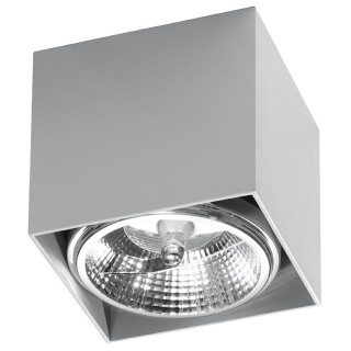 Plafon Sollux Ligthing Blake, 12cm, čtvercová, GU10 1x40W, bílý
