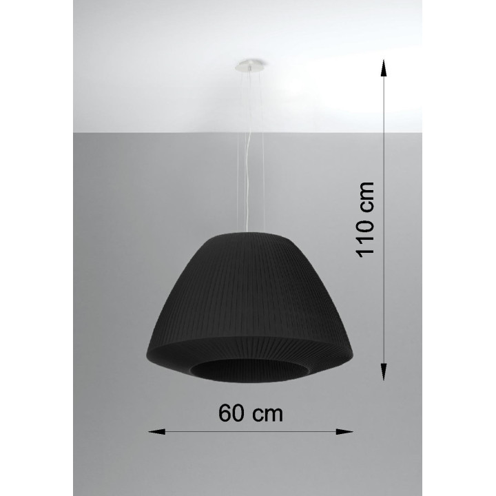 Żyrandol Sollux Ligthing Bella, 60cm, E27 3x60W, bílý