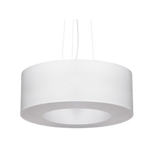 Żyrandol Sollux Ligthing Otto 70, kruhový, 70x70cm, E27 6x60W, bílý