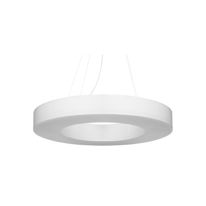 Żyrandol Sollux Ligthing Saturno 70, kruhový, 70x70cm, E27 6x60W, bílý