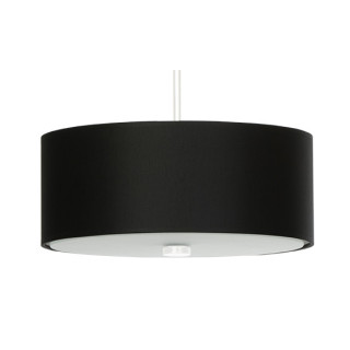 Żyrandol Sollux Ligthing Skala 30, kruhový, 30x30cm, E27 3x60W, černá/bílý