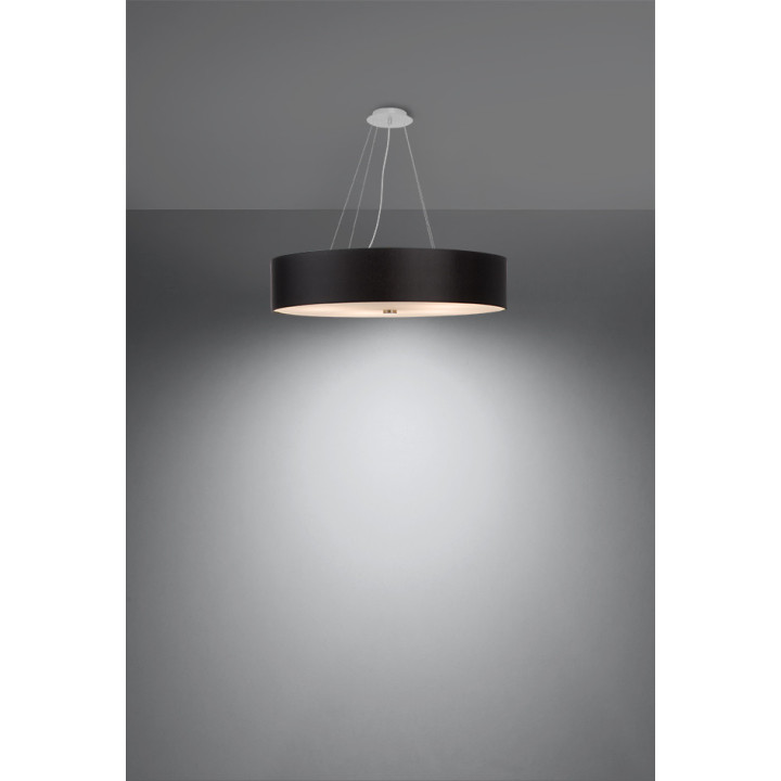 Żyrandol Sollux Ligthing Skala 60, kruhový, 60x60cm, E27 5x60W, bílý