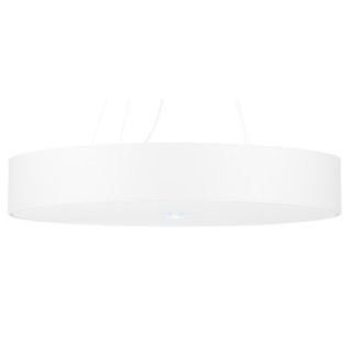 Żyrandol Sollux Ligthing Skala 70, kruhový, 70x70cm, E27 6x60W, bílý