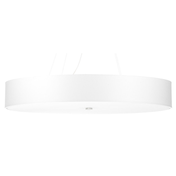 Żyrandol Sollux Ligthing Skala 80, kruhový, 80x80cm, E27 6x60W, bílý