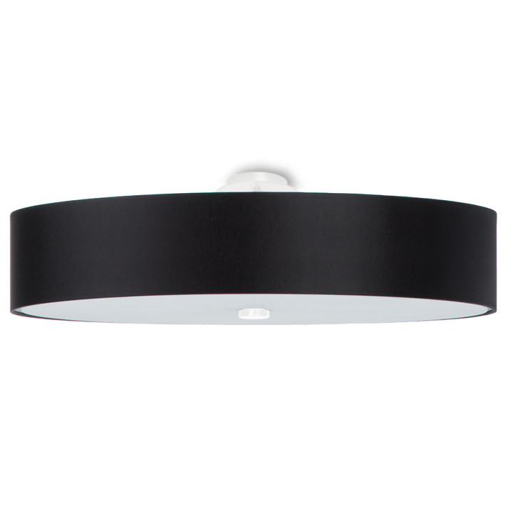 Plafon Sollux Ligthing Skala 70, kruhový, 70x70cm, E27 5x60W, bílý