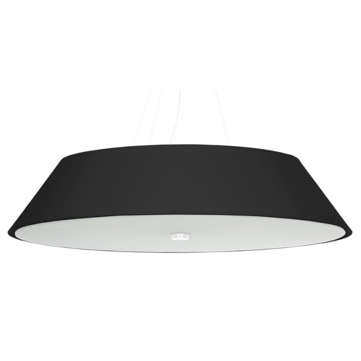 Żyrandol Sollux Ligthing Vega 70, kruhový, 70x70cm, E27 5x60W, bílý