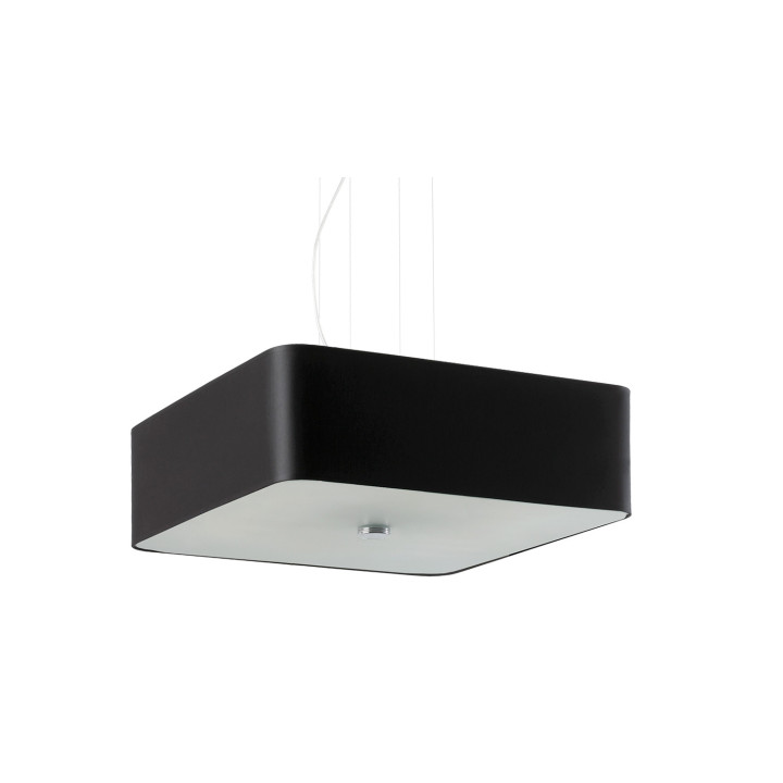 Żyrandol Sollux Ligthing Lokko 1, čtvercová, 45x45cm, E27 5x60W, bílý