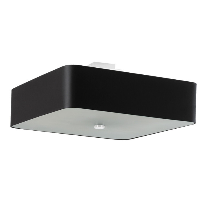 Plafon Sollux Ligthing Lokko 2, čtvercová, 55x55cm, E27 5x60W, bílý