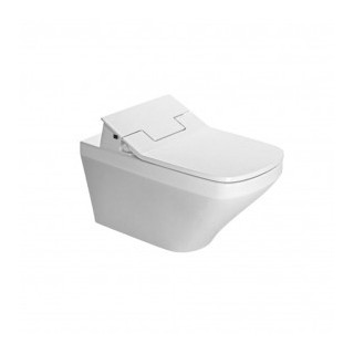 Souprava Duravit SensoWash Slim, Závěsné WC se sedátkem myjącą, 62x37cm, bez splachovacího okruhu, bílý alpin