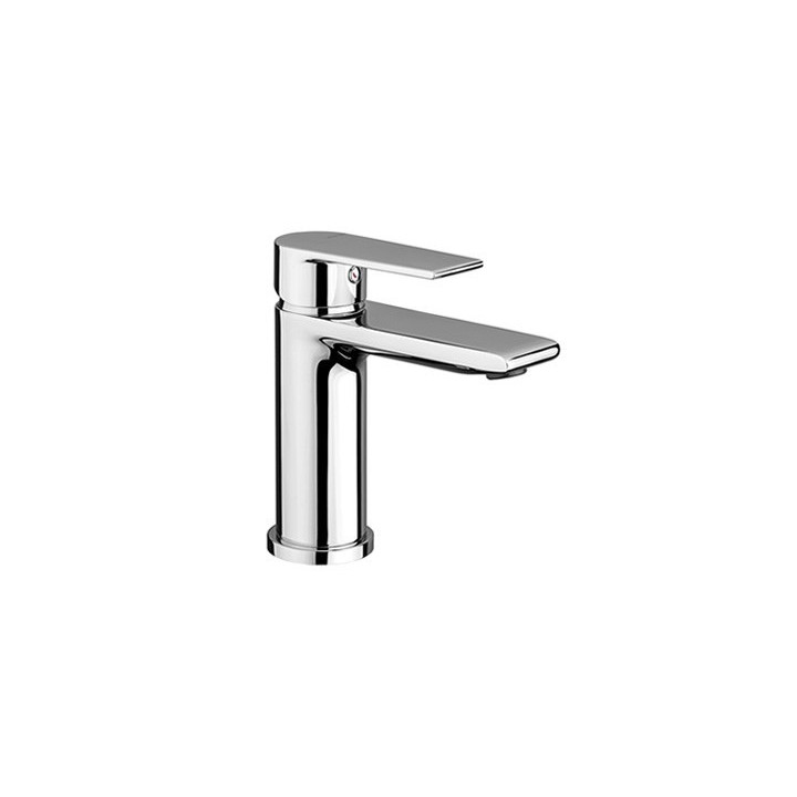 Umyvadlová baterie Vema Tiber Steel, stojící, výška 166mm, výtokové rameno 145mm, bez zátky, nerez inox