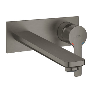 Umyvadlová baterie Grohe Lineare, podomítková, velikost L, výtokové rameno 207mm, brushed hard graphite