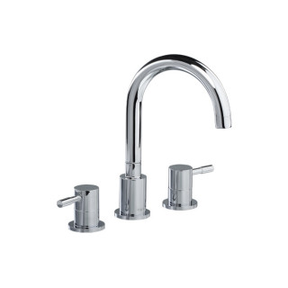 Umyvadlová baterie Valvex Vegane, stojící, výška 145mm, výtokové rameno 115mm, zátka automatický, chrom