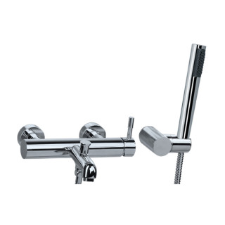 Vanová baterie 5otvorová Valvex Vegane, stojící, výška 280mm, výtokové rameno 190mm, sprchový set, chrom