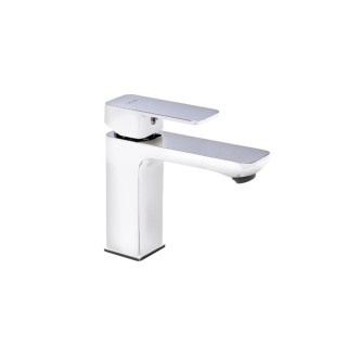 Umyvadlová baterie Valvex Vegane, stojící, výška 145mm, výtokové rameno 115mm, zátka automatický, chrom
