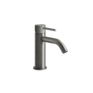 Umyvadlová baterie Gessi Trame, stojící, výška 159mm, zátka automatický, broušená ocel