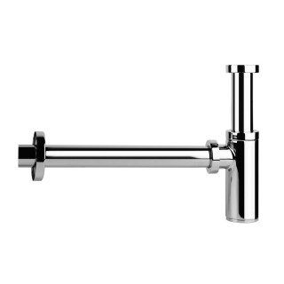 Sifon umyvadlový Gessi, 1 1/4", čtvercová, Black Kov Brushed PVD