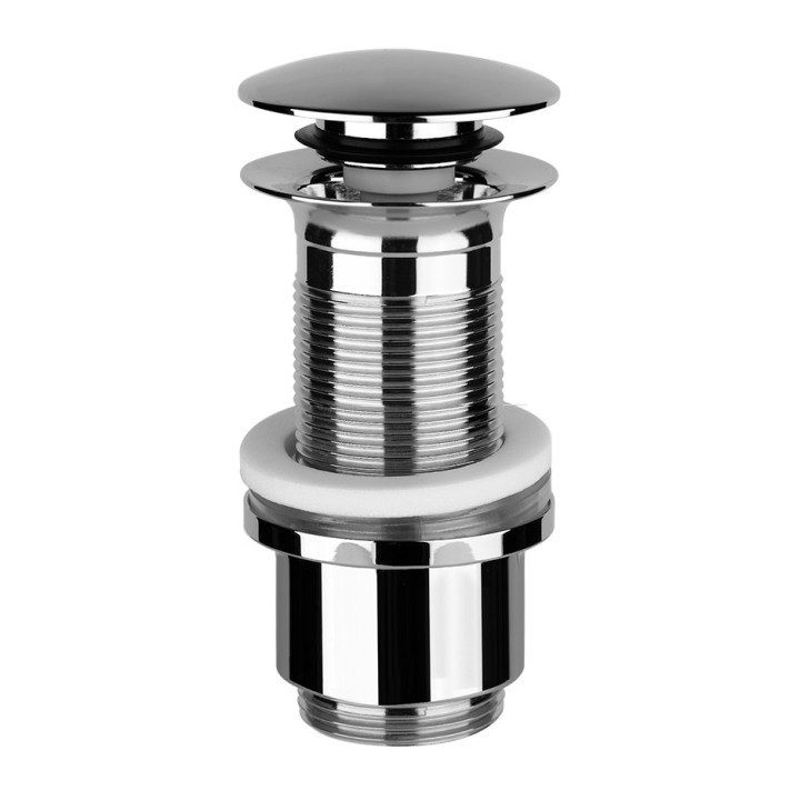 Zátka click-clack Gessi, umyvadlový, z přepadem, Black Kov Brushed PVD