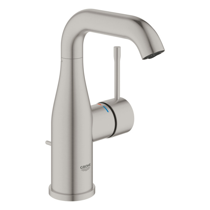 Umyvadlová baterie Grohe Essence stojící, wys. 193 mm, jednootvorové, brushed cool sunrise