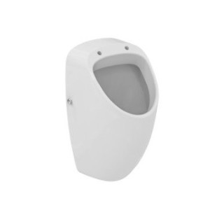 Pisoár Ideal Standard Connect ako komplet s poklopem, dopływ vody z tyłu - bílý