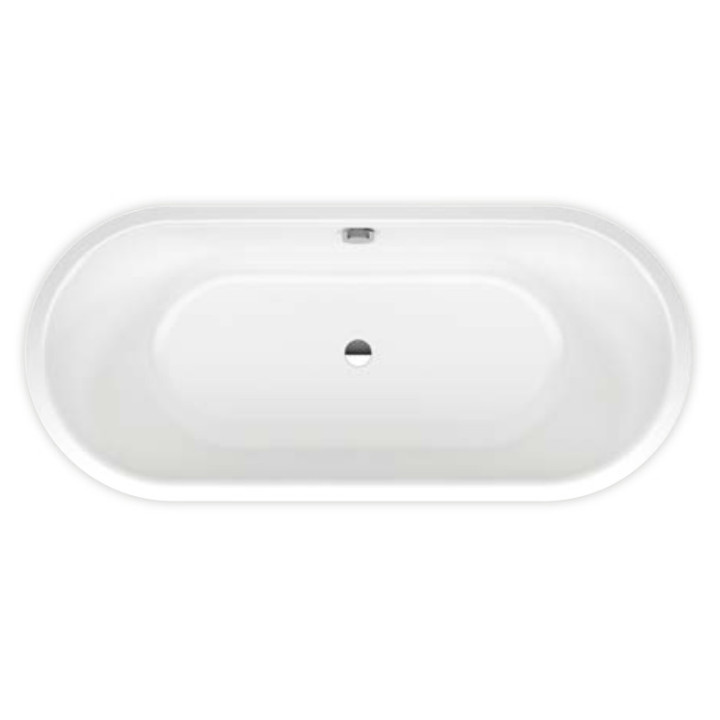 Vana volně stojící Kaldewai Meisterstück Classic Duo Oval, 170x75cm, souprava vypouštěcí a přepadová, powierzchnia uszlachetnion