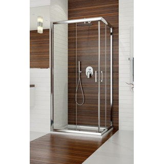 Čtvercová sprchový kout Sanplast TX KN/TX5b-80-S, rohová, 80x80cm, sklo transparentní, bílý profil