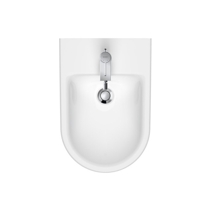 Mísa toaletní závěsná Duravit D-Neo Rimless, 54x37cm, bez rantu spłukującego, připevnění Durafix, 4,5 l, UWL klasa 1, bílá