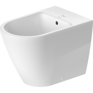 Bidet stojící Duravit D-Neo Rimless, 65x37cm, z přepadem, otvor na baterii bílý