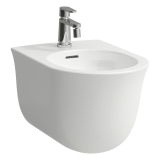 Bidet podvěsný Laufen The New Classic, 53x37cm, přepad, otvor na baterii, bílý