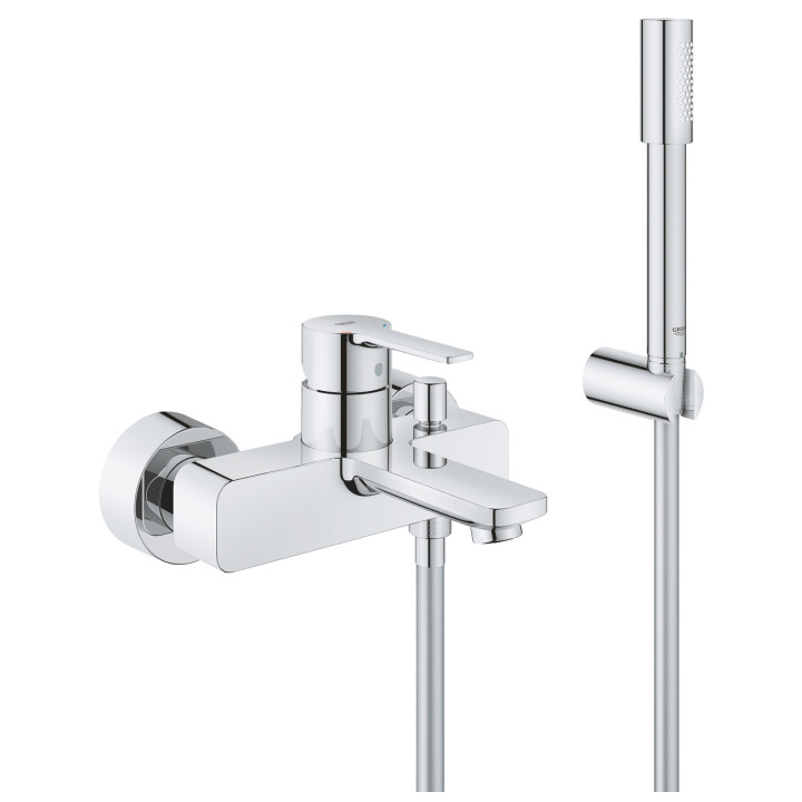 Vaňová baterie Grohe Lineare, nadomítková, 2 výstupy vody, sprchový set, chrom