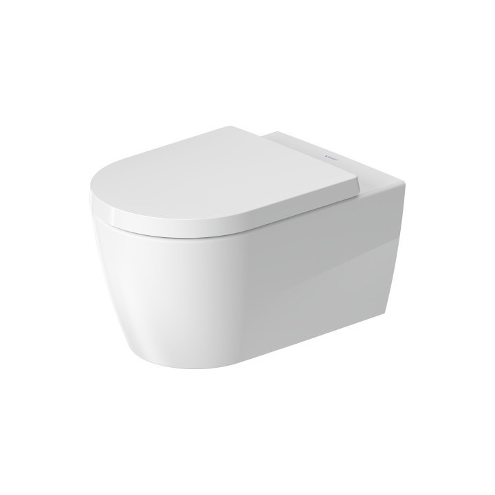 Mísa toaletní závěsná Duravit White Tulip Rimless, 54x37cm, bez rantu spłukującego, připevnění Durafix, HygieneFlush, bílá