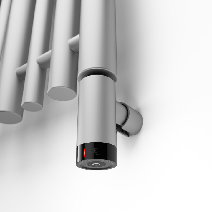 Topná spirála Terma One o profilu D, Pravá, výkon 120 W - chrom