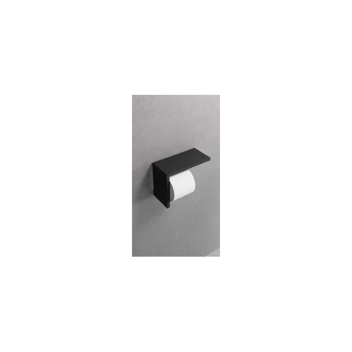 Polička Novellini 9,7x45 cm - černá matnáný