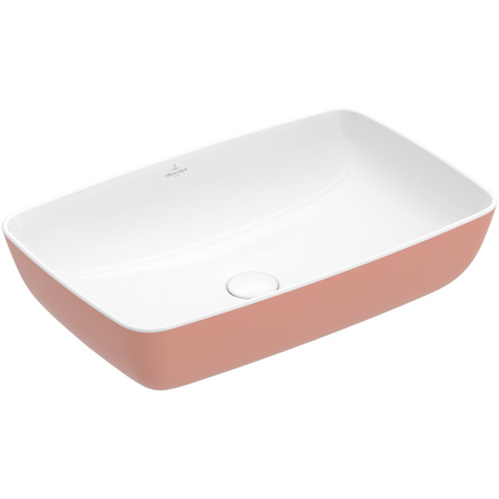 Umyvadlo na postavení na desku Villeroy&Boch Artis, 58x38cm, bez přepadu, CeramicPlus, Star White