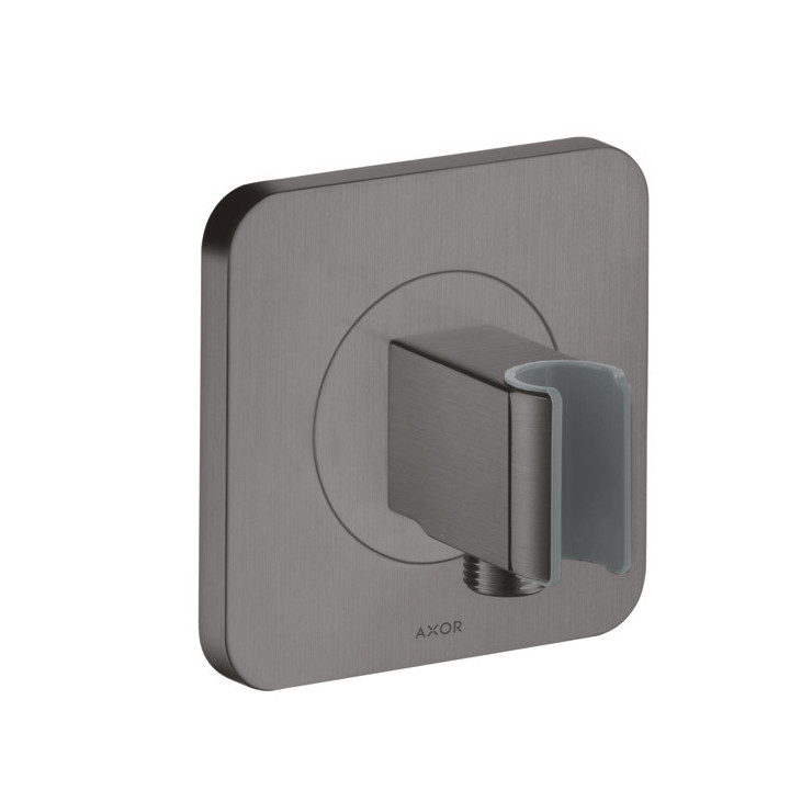 Madlo Porter Axor Citterio E 12x12, černá chrom leštený