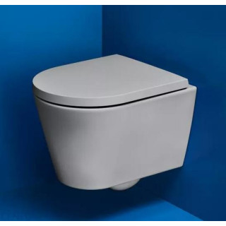 Závěsné wc WC Laufen Kartell by Laufen, 49x37cm, rimless, zaoblená, bílý