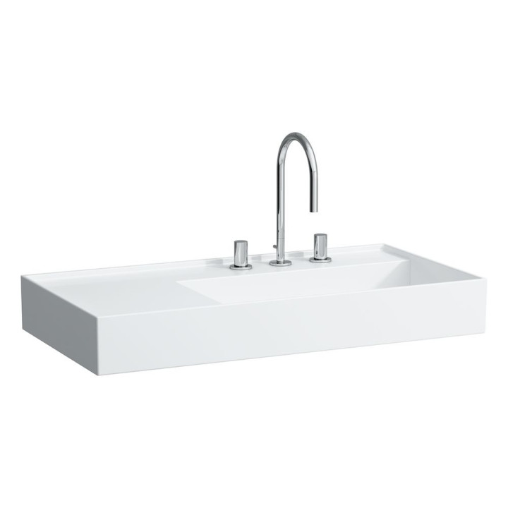Umyvadlo nástěnná 900 x 460 mm SaphirKeramik bez otvoru laufen Kartell- sanitbuy.pl