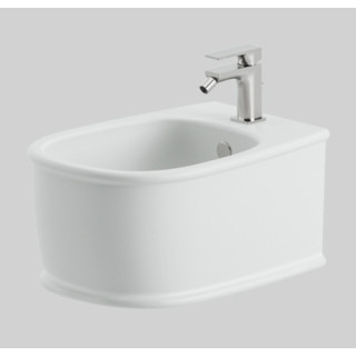Závěsný bidet Artceram Atelier, 52x37cm, otvor na baterii, bílý