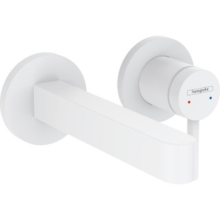 Umyvadlová baterie Hansgrohe Finoris, podomítková, 2otvorová, výtokové rameno 22,5cm, černá matnáný